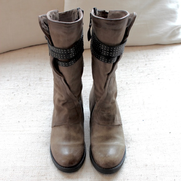 Mjus Grey Mid Calf Boot - Picture 4 of 9